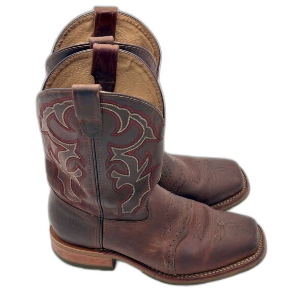 Double H - I.C.E. Saddle Vamp Western Work Boots – Broad Square Toe – M 10 - Picture 6 of 9